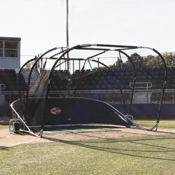 Folded Portable Batting Cage